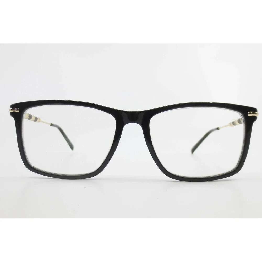 Chelsea Morgan CM 20243 Black Gold Rectangular Eyeglasses Frames 52-16-135
